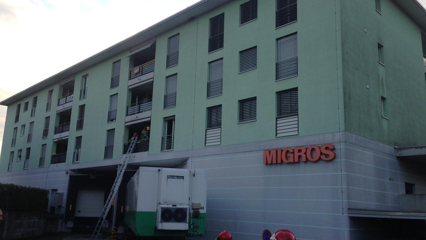 Un incendio è divampato in un appartamento di via Muraccio ad Ascona