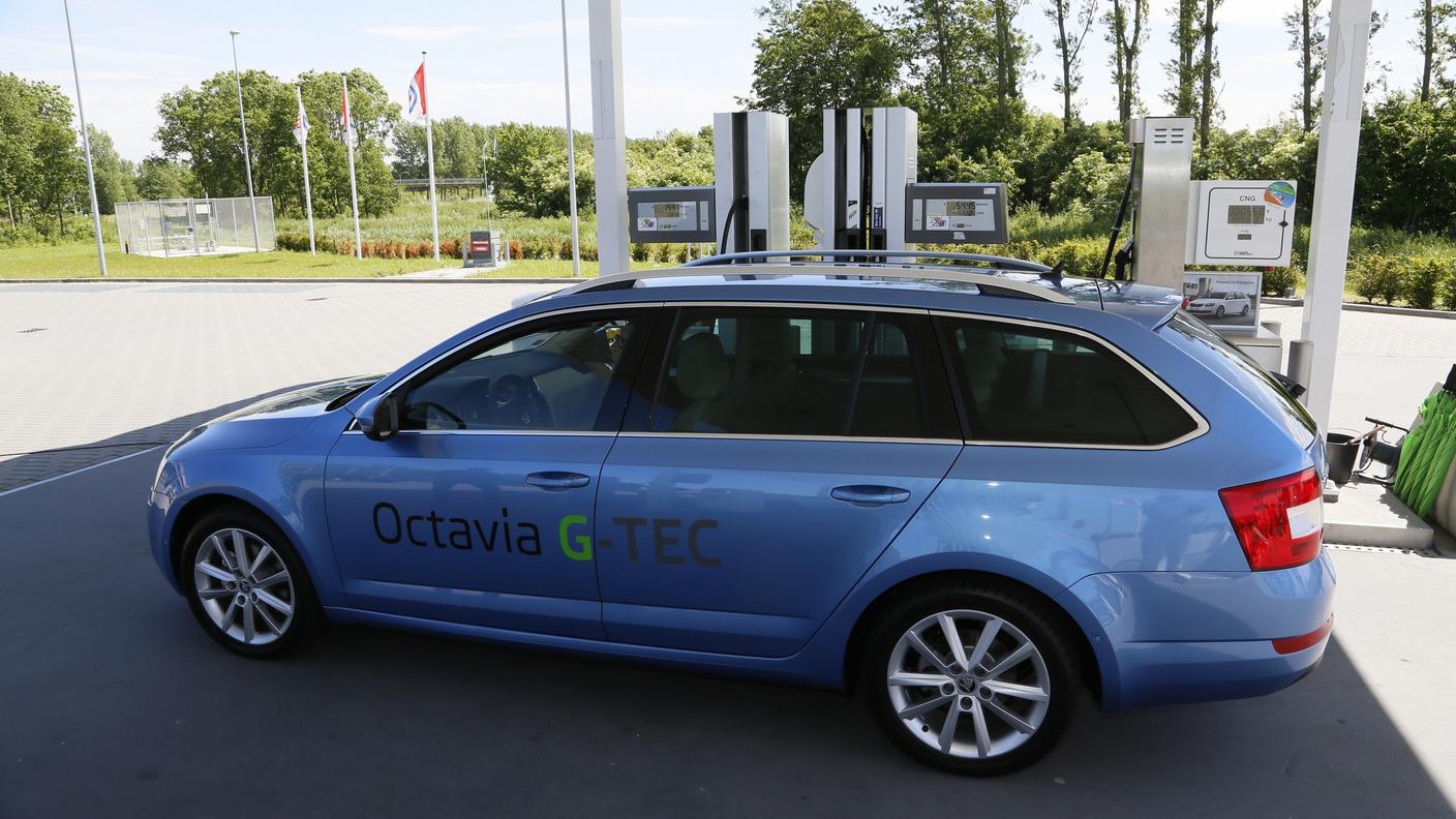 L'Octavia G-TEC che è andata da Berlino a Jesolo con un pieno