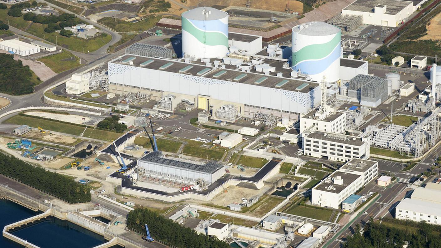 La centrale dall'alto