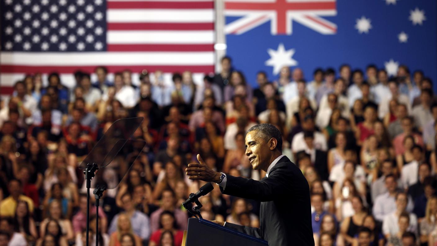 Il presidente USA all'Università del Queensland