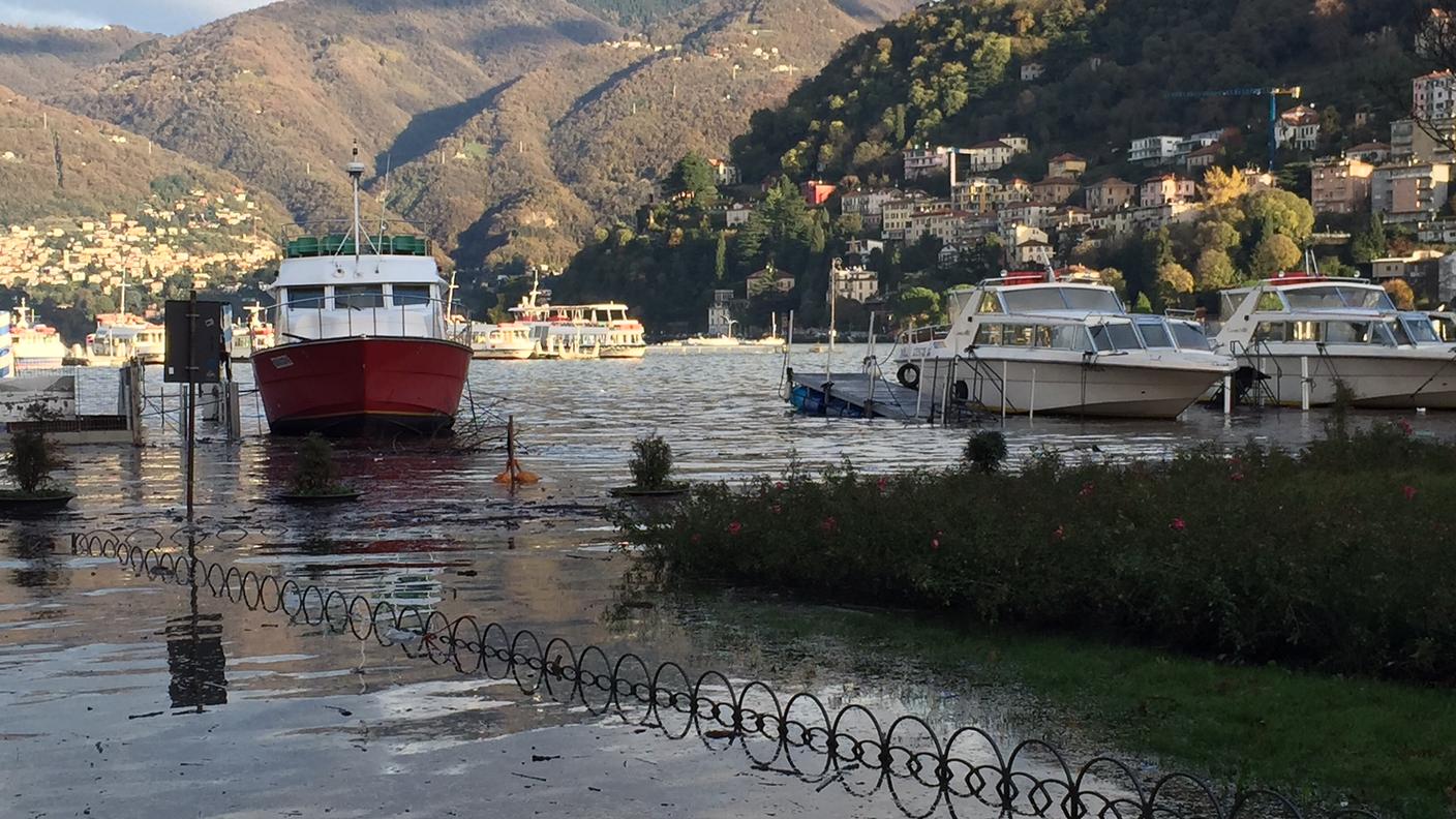 Il livello del lago sale sempre di più