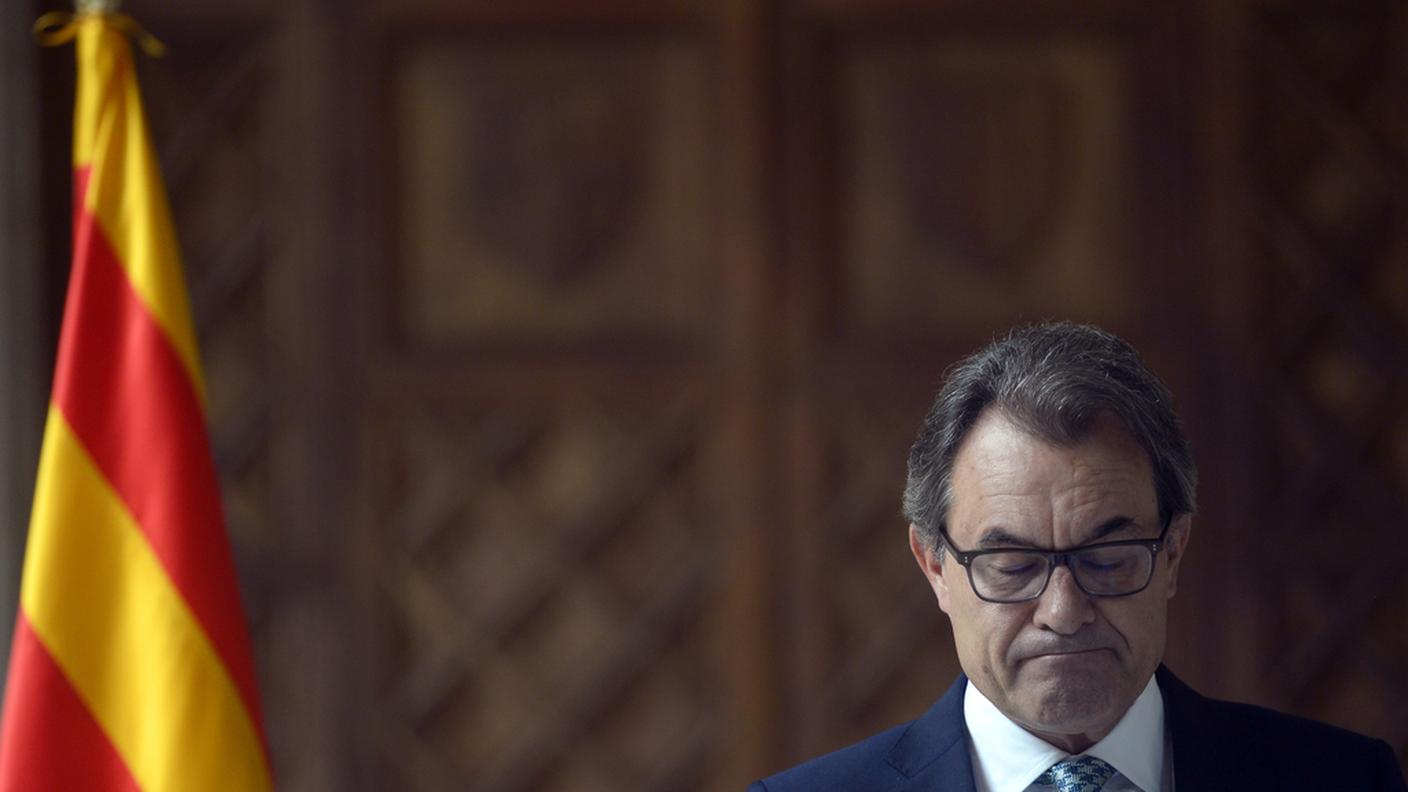 Il presidente della comunità autonoma catalana, Artur Mas