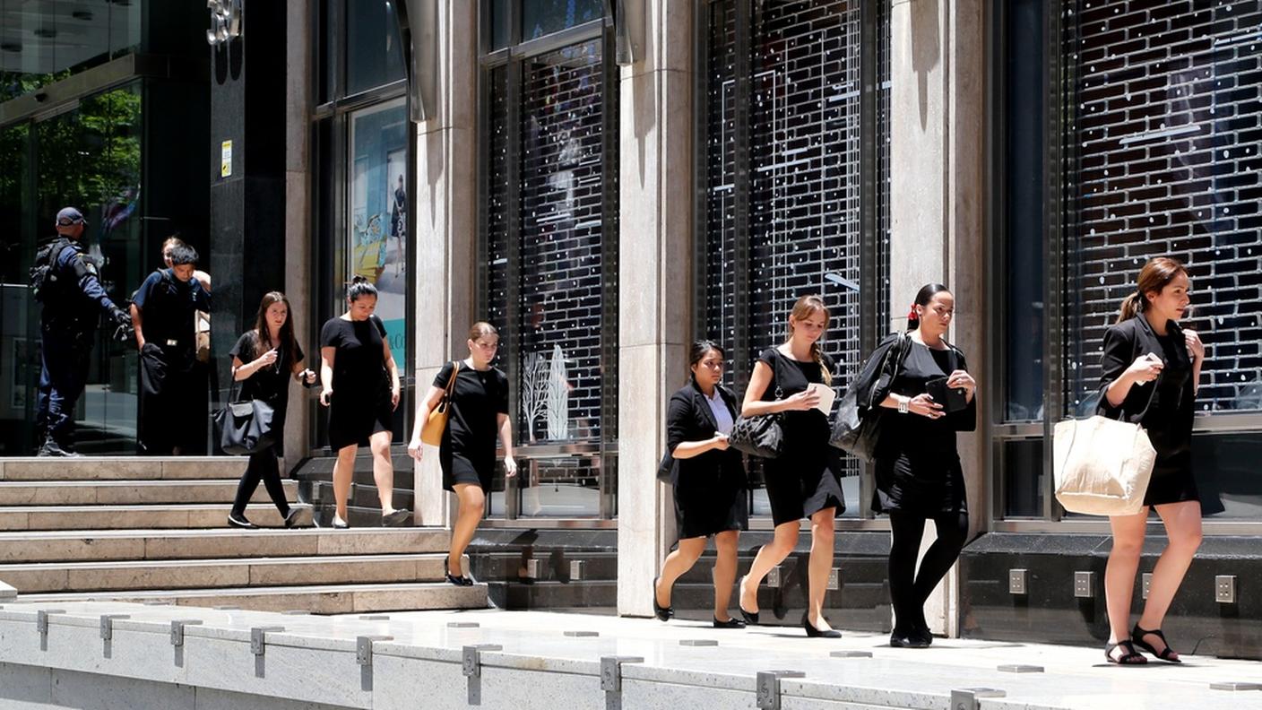 Evacuazione dagli edifici vicini