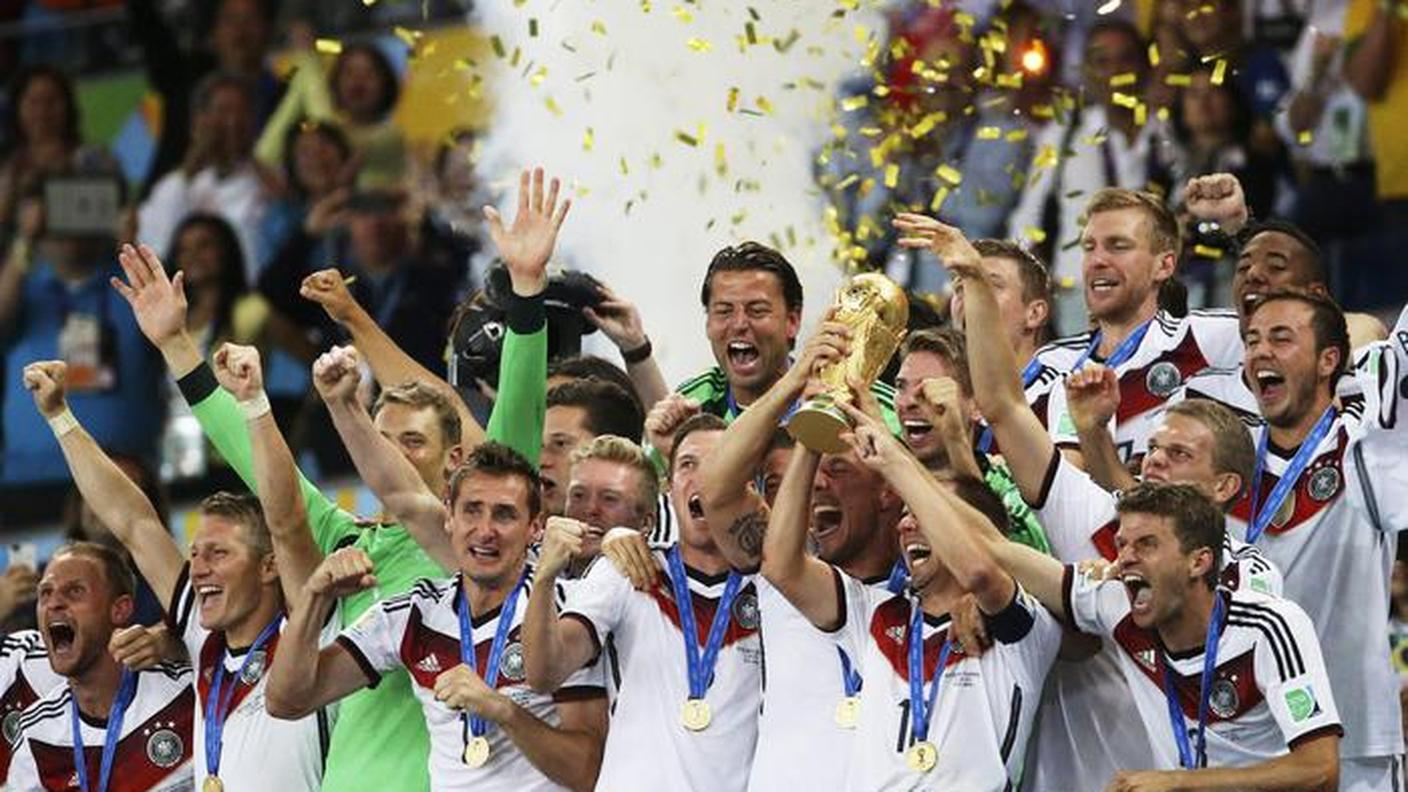 La Germania campione del mondo in Brasile