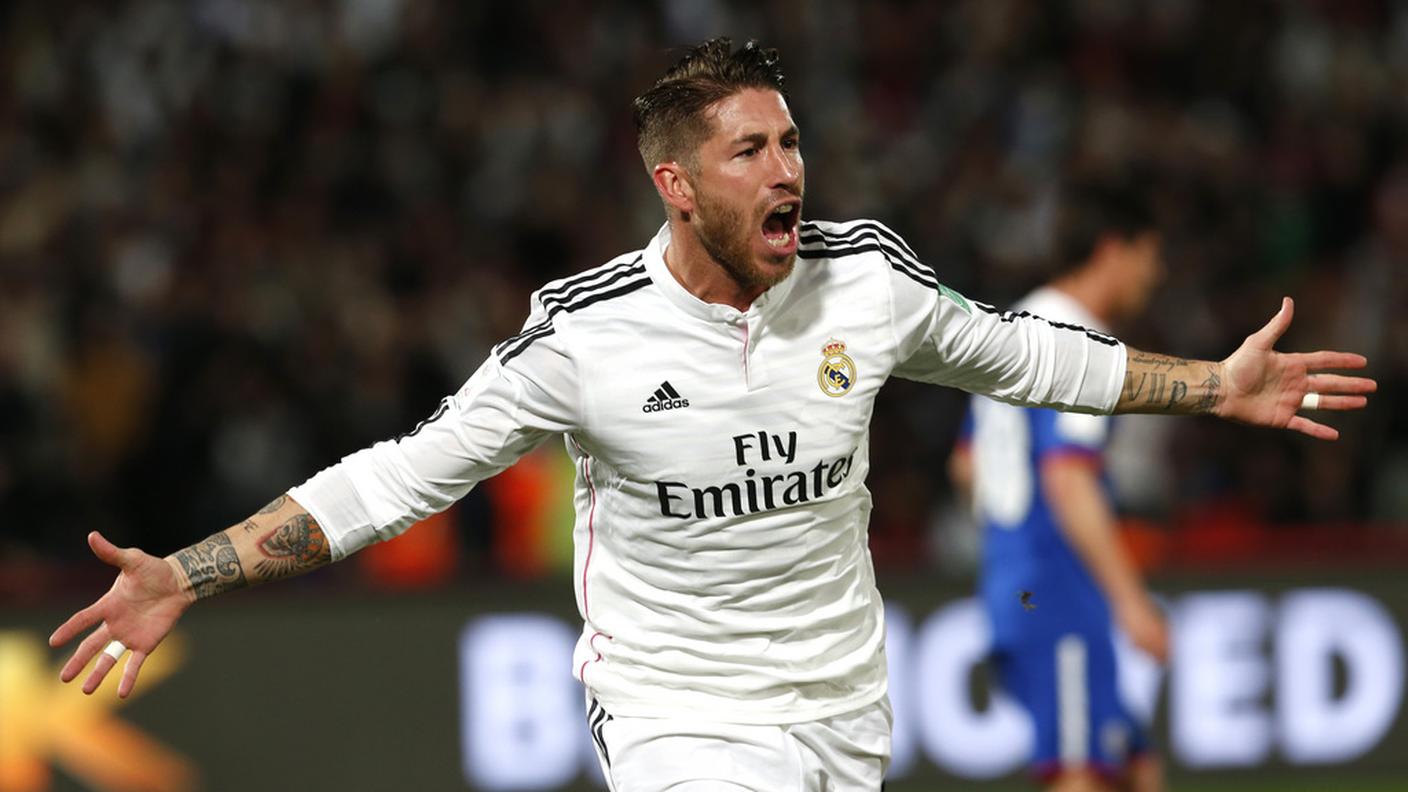 L'esultanza di Sergio Ramos