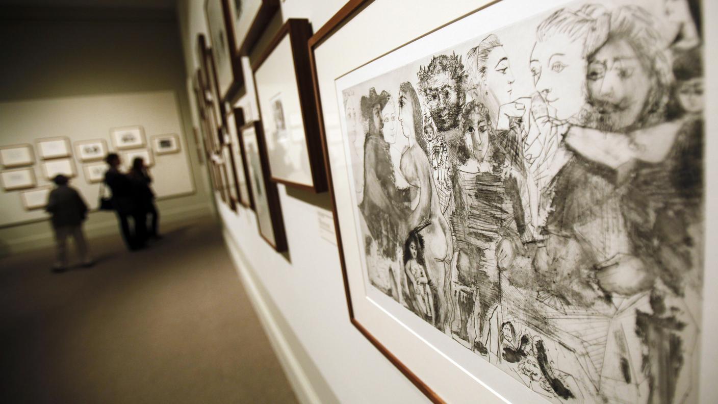 Uno dei dipinti di Picasso che ha per soggetto i moschettieri