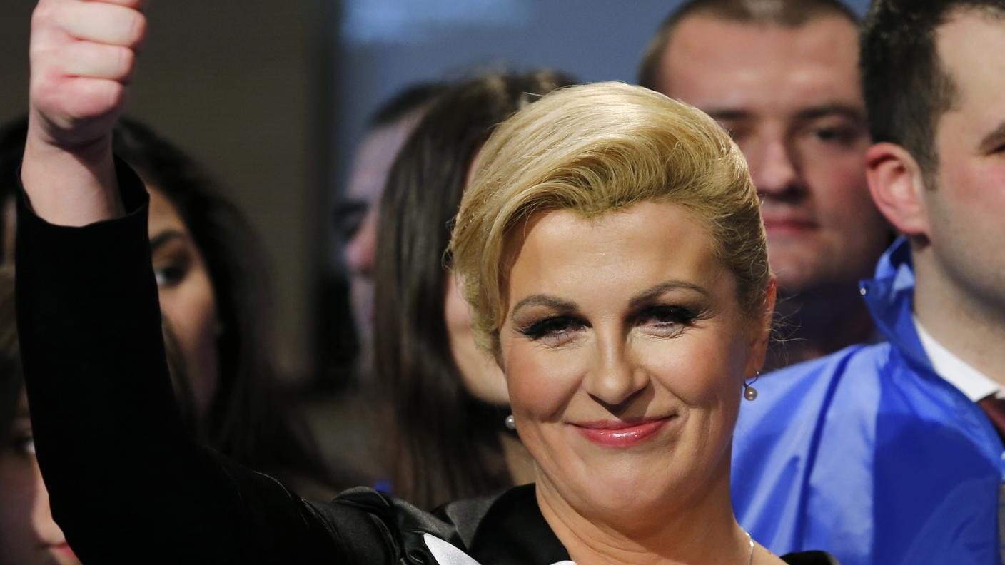 Kolinda Grabar-Kitarovic ha vinto le presidenziali in Croazia