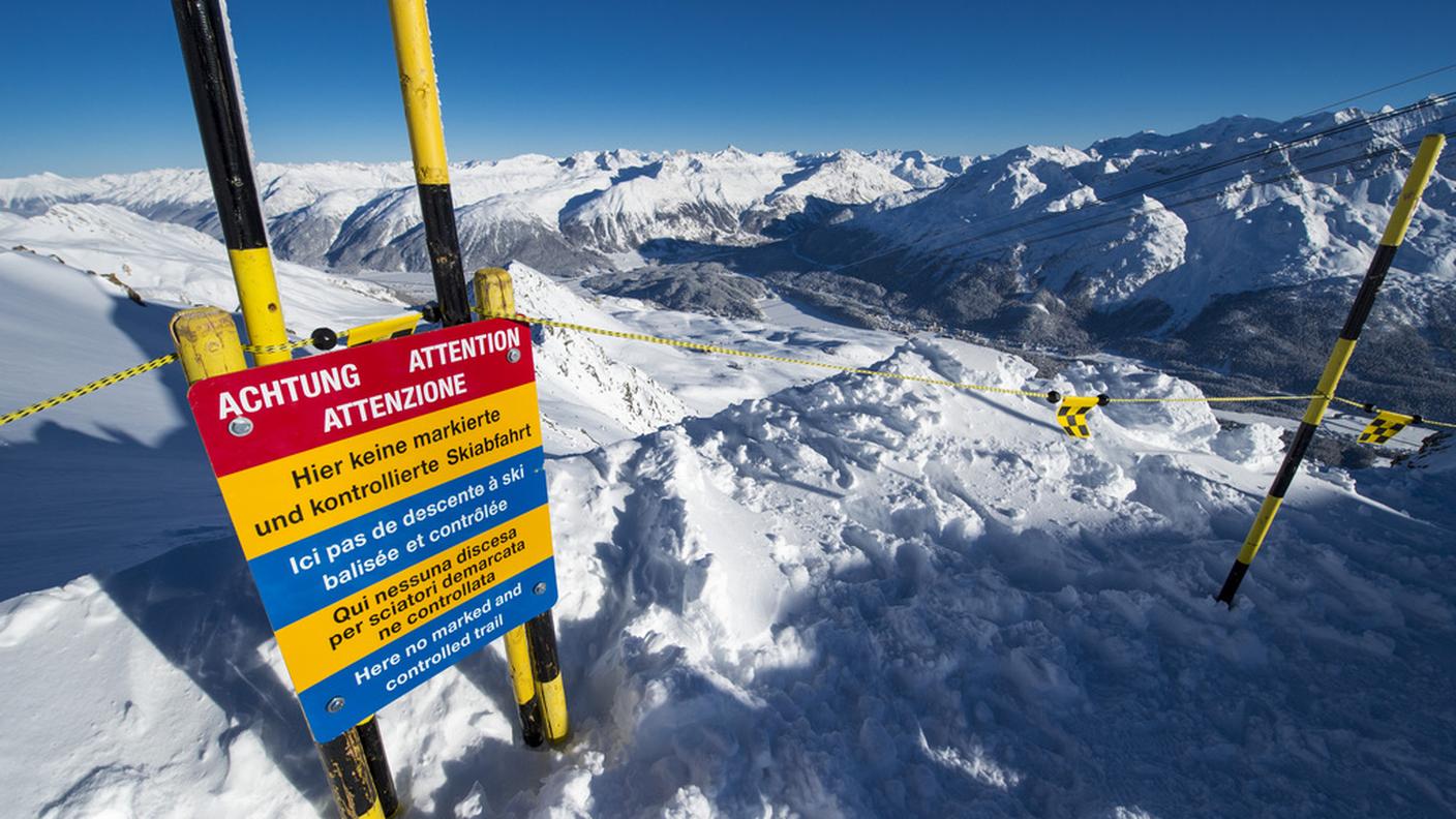 Il ferito e il suo accompagnatore sciavano fuori pista