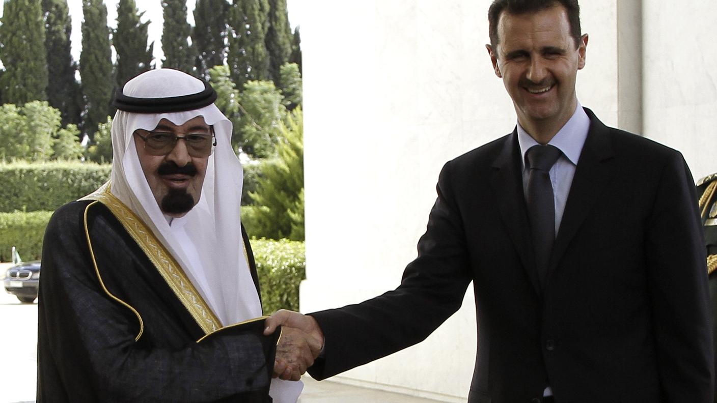 Con il siriano Bashar al-Assad, nel 2010