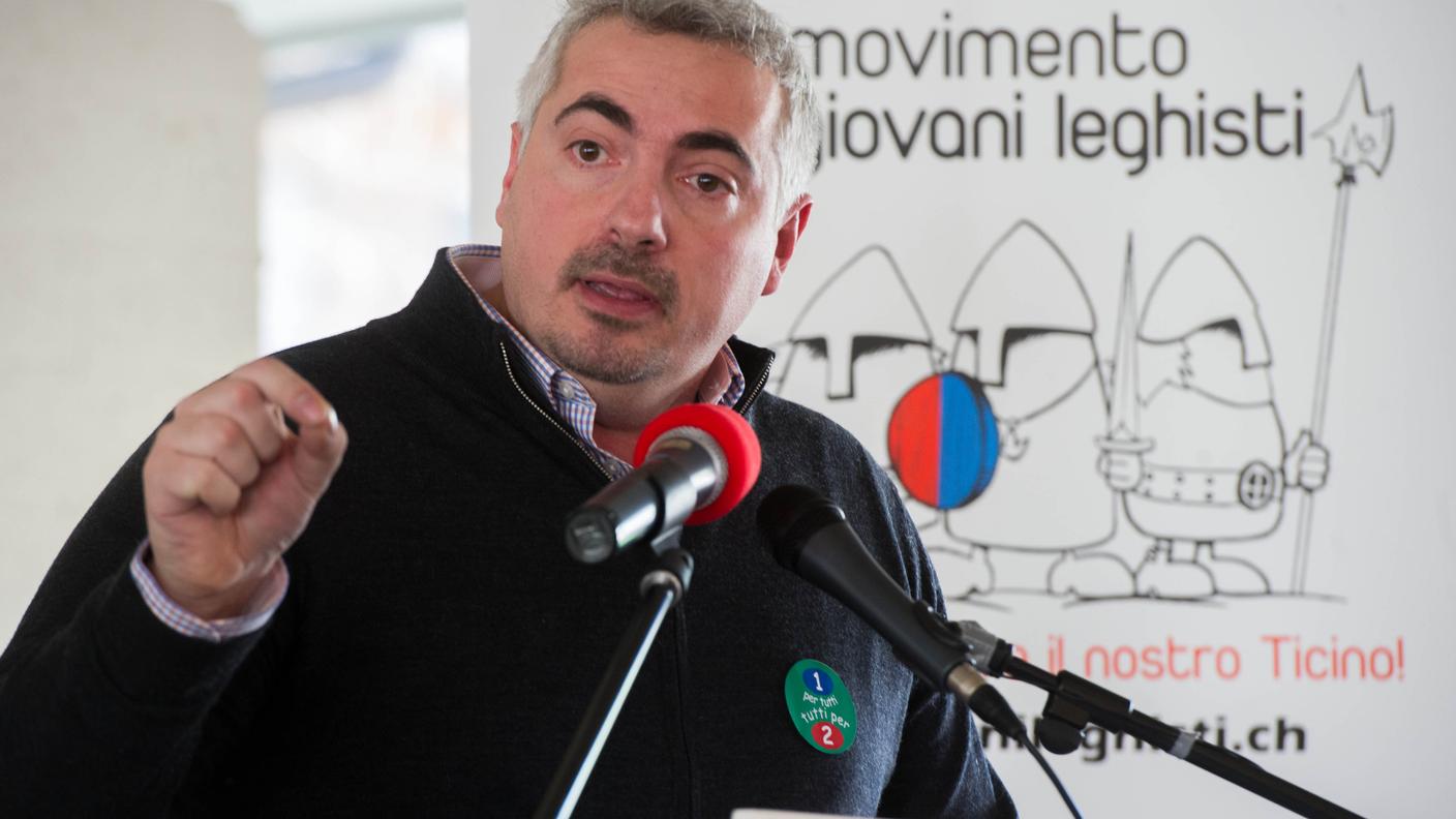 Daniele Caverzasio durante il suo intervento