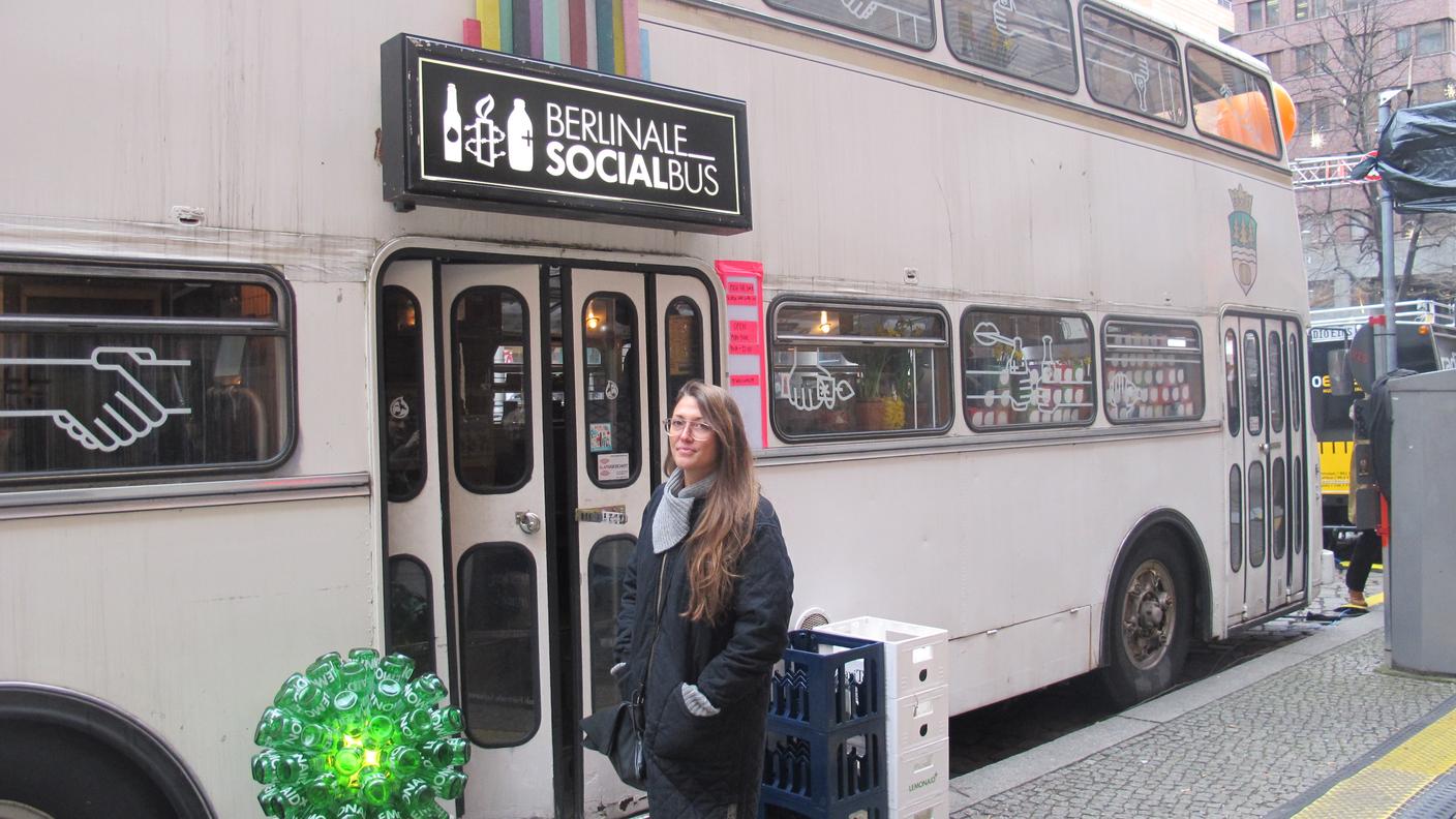Il Social Bus e Gianna, una delle sue promotrici 