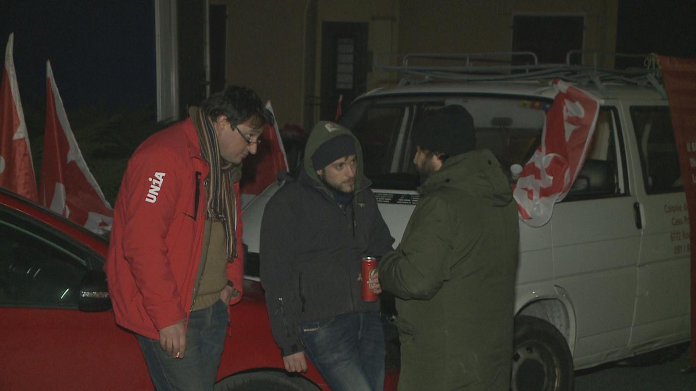 Sindacalisti e operai insieme