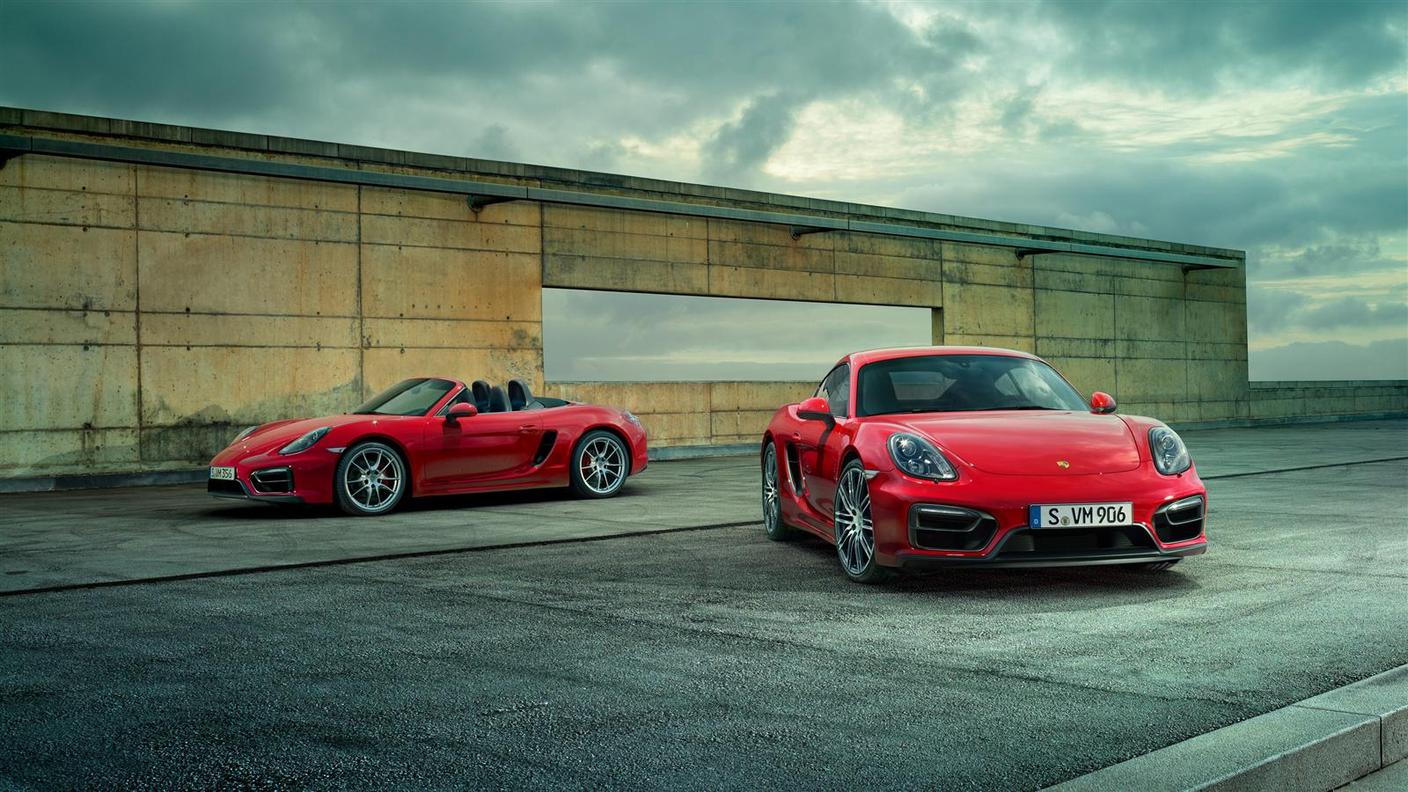 Boxster GTS e Cayman GTS condividono gran parte della generosa meccanica