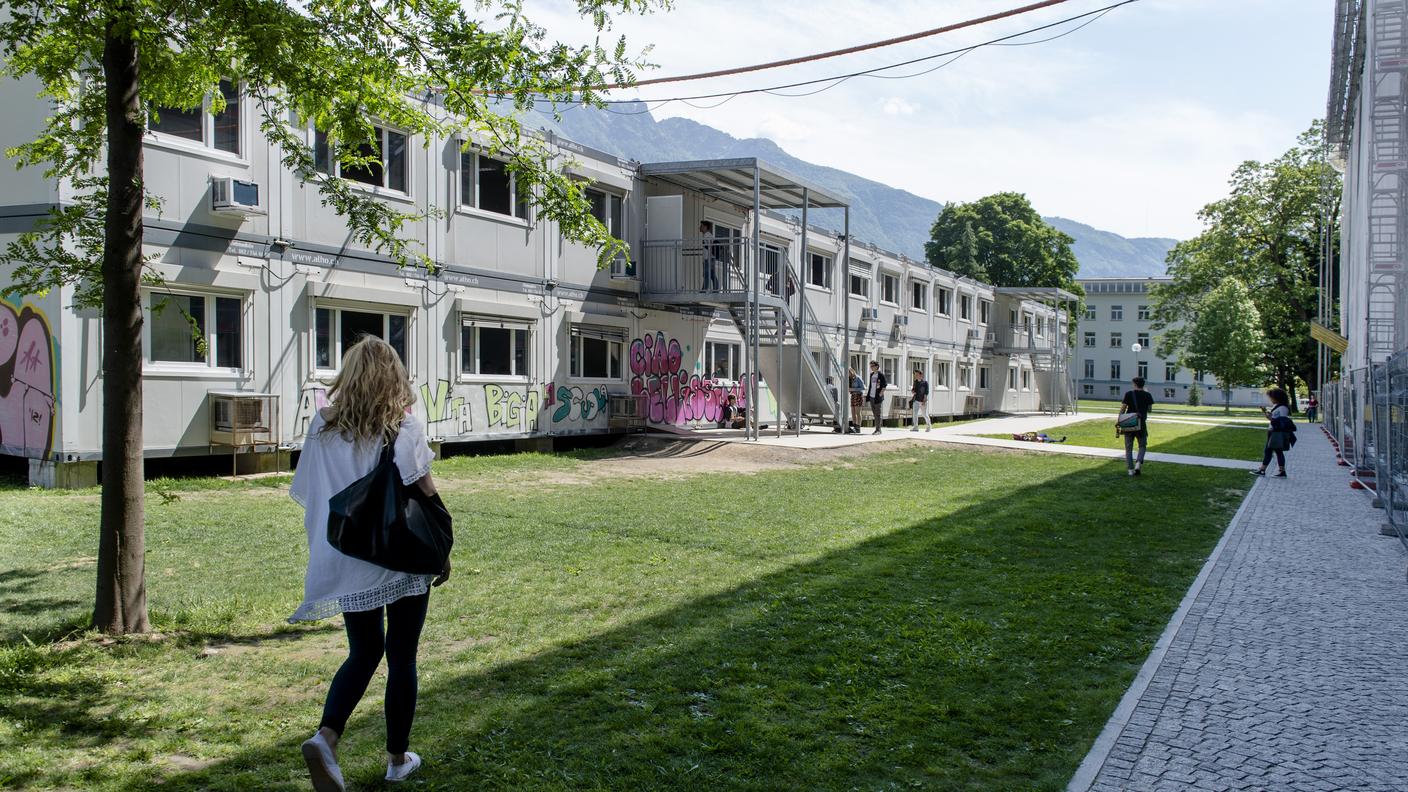 Una foto d'archivio della Scuola cantonale di commercio di Bellinzona