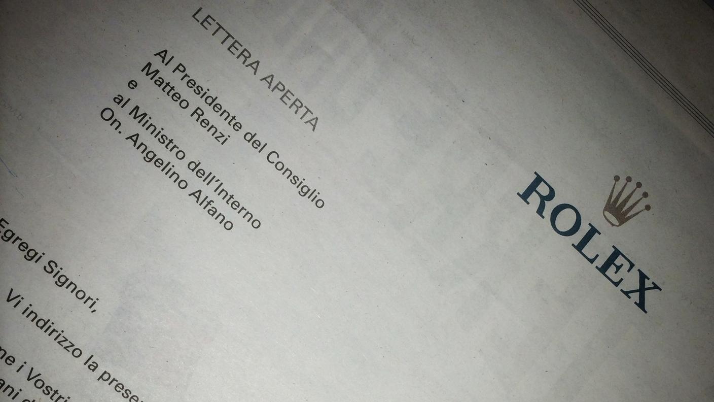 Lettera aperta in attesa di rettifica
