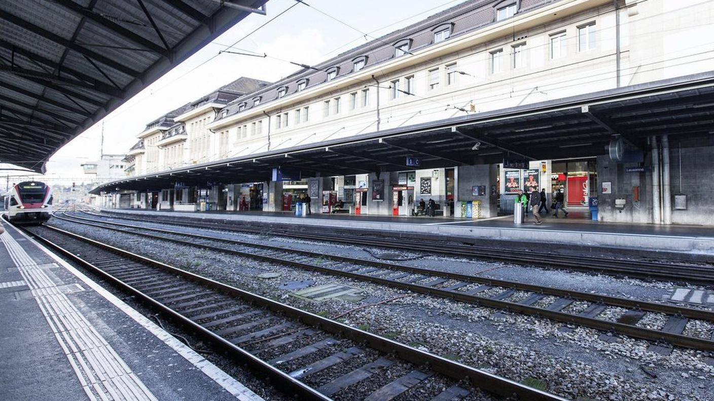 La stazione di Losanna - Archivio