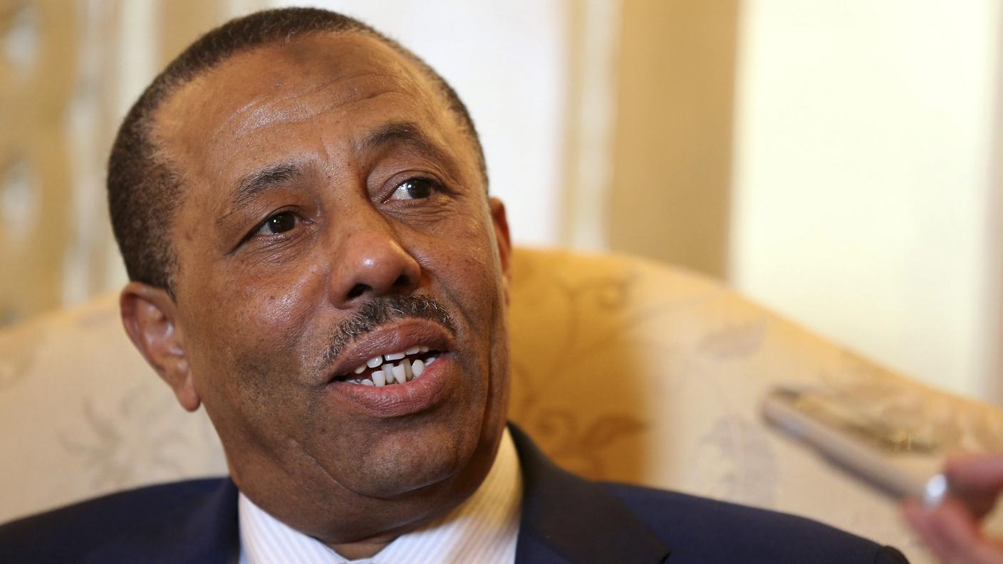 Il primo ministro libico, Abdullah al-Thani 