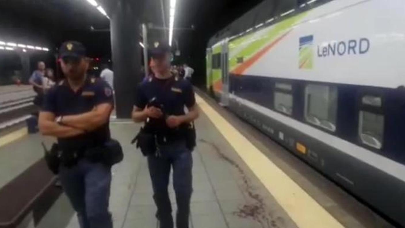 Il luogo dove due ferrovieri sono stati aggrediti