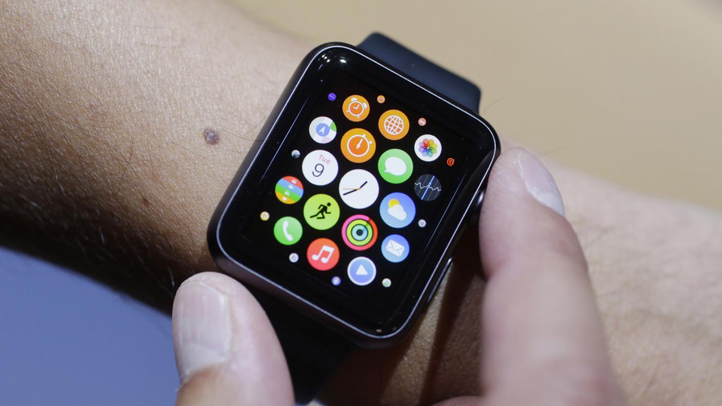 Un modello dell' Apple Watch