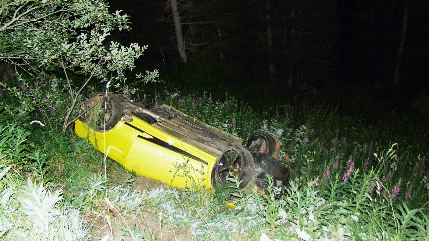 La scena dell'incidente