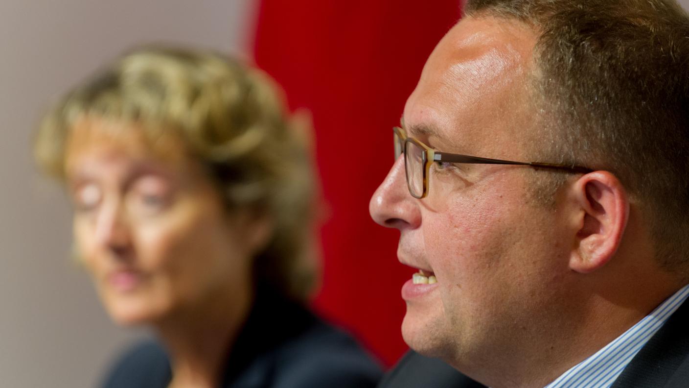 Norman Gobbi insieme a Eveline Widmer Schlumpf