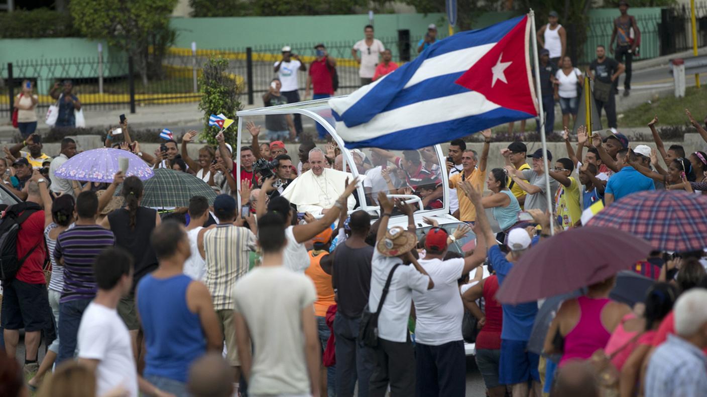 Festa per il suo arrivo a Cuba