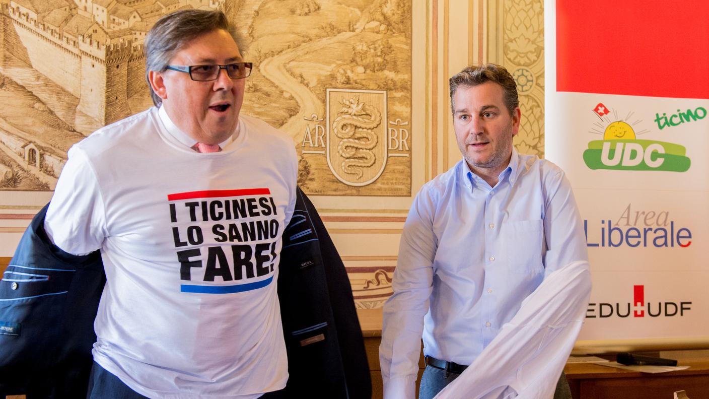 Gabriele Pinoja (s) con Roberto Chiesa