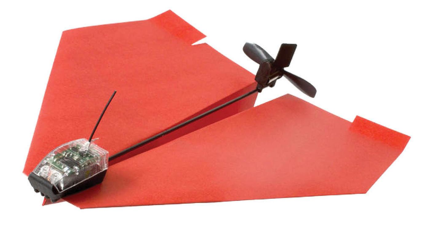 Il motorino per aeroplanini di carta