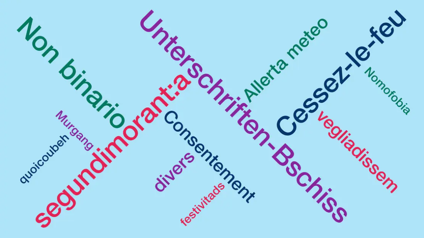 Queste parole hanno plasmato il discorso pubblico in Svizzera e nelle sue regioni linguistiche nel 2024