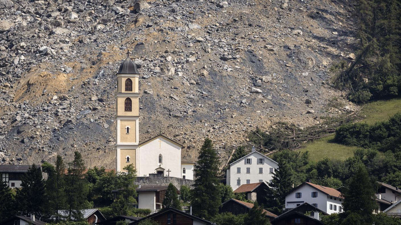 Anche la montagna sopra Brienz è monitorata da tempo