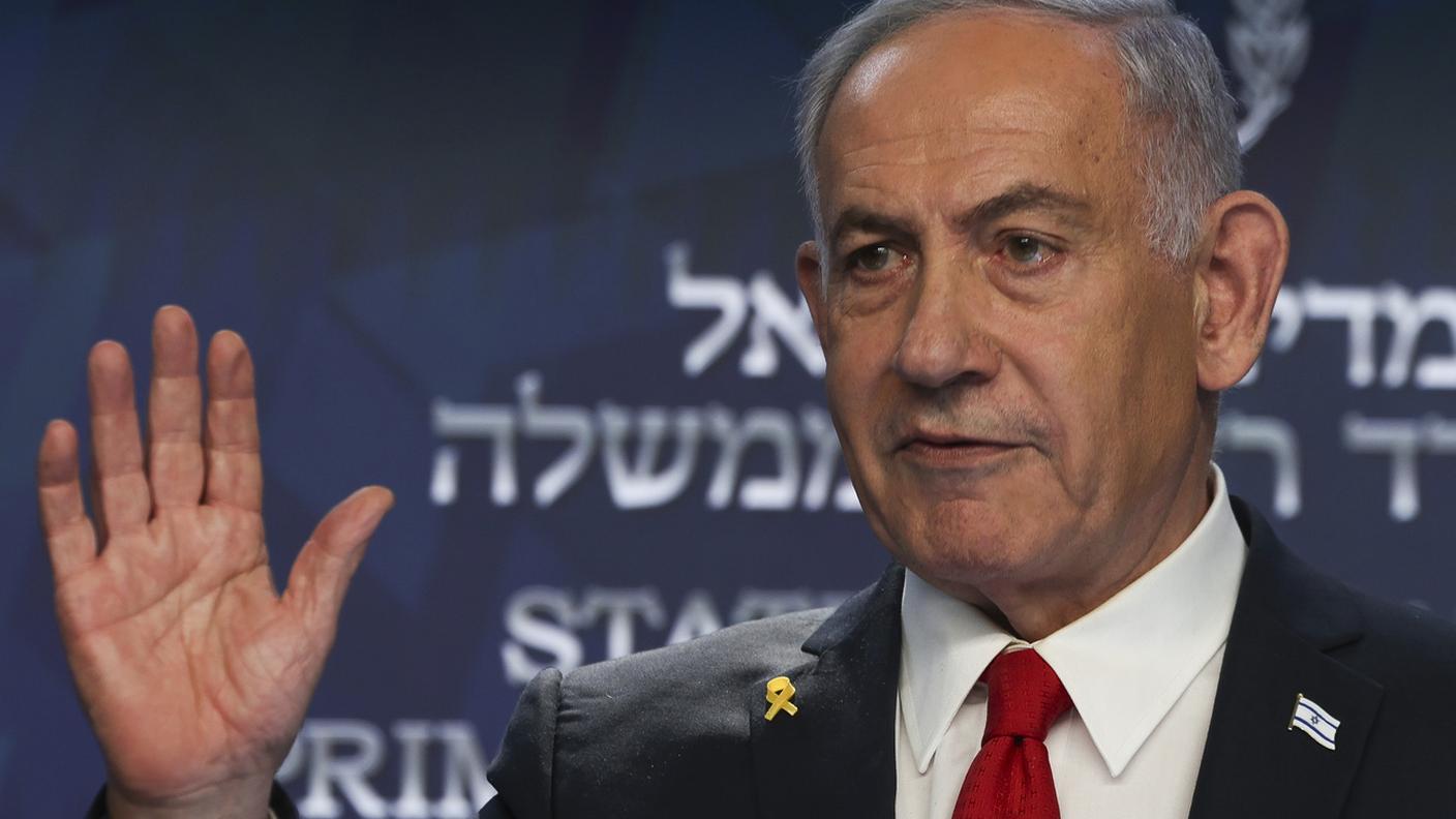 Il primo ministro israeliano Benjamin Netanyahu