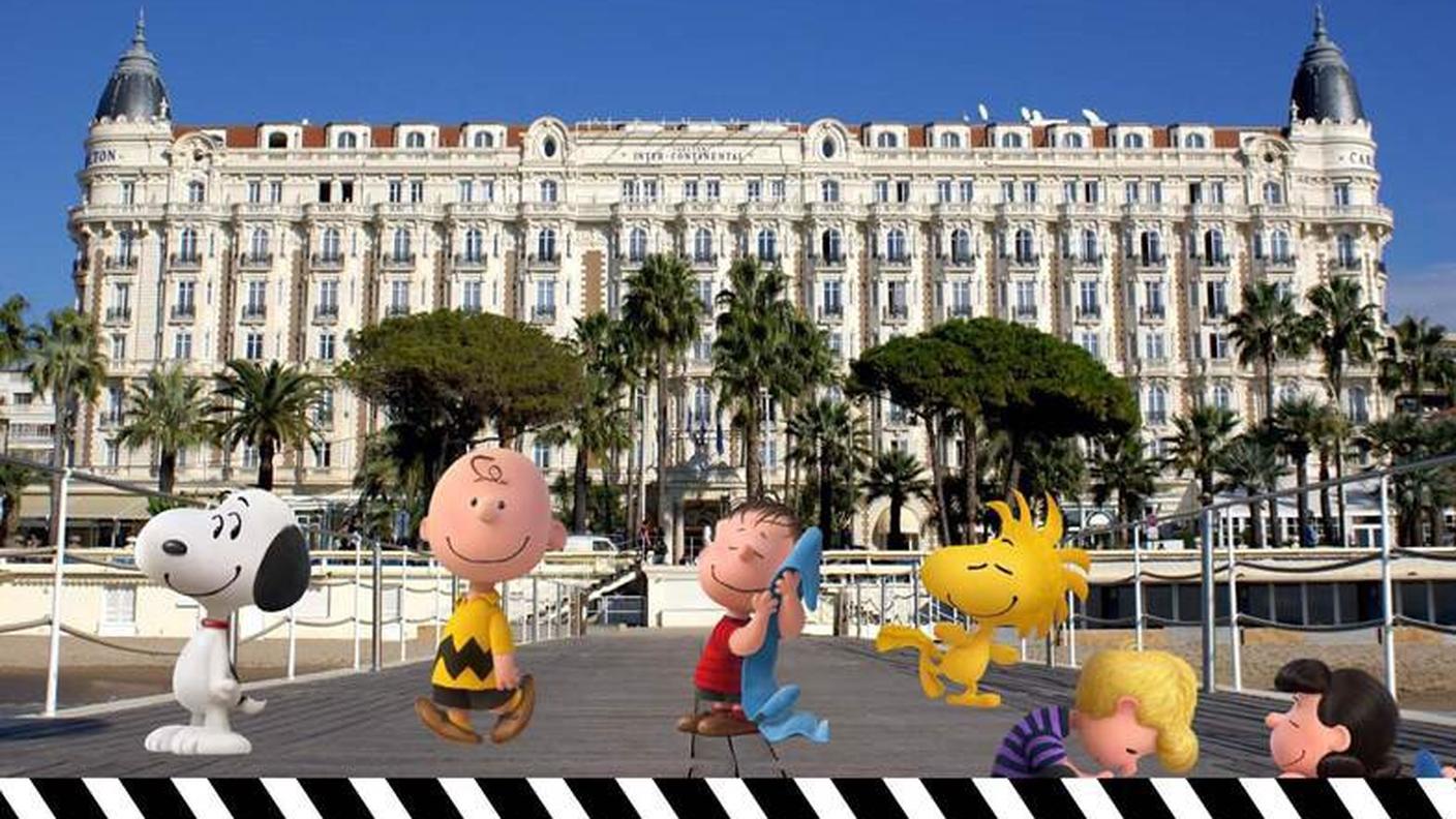E intanto al Carlton i selfie si fanno con i Peanuts