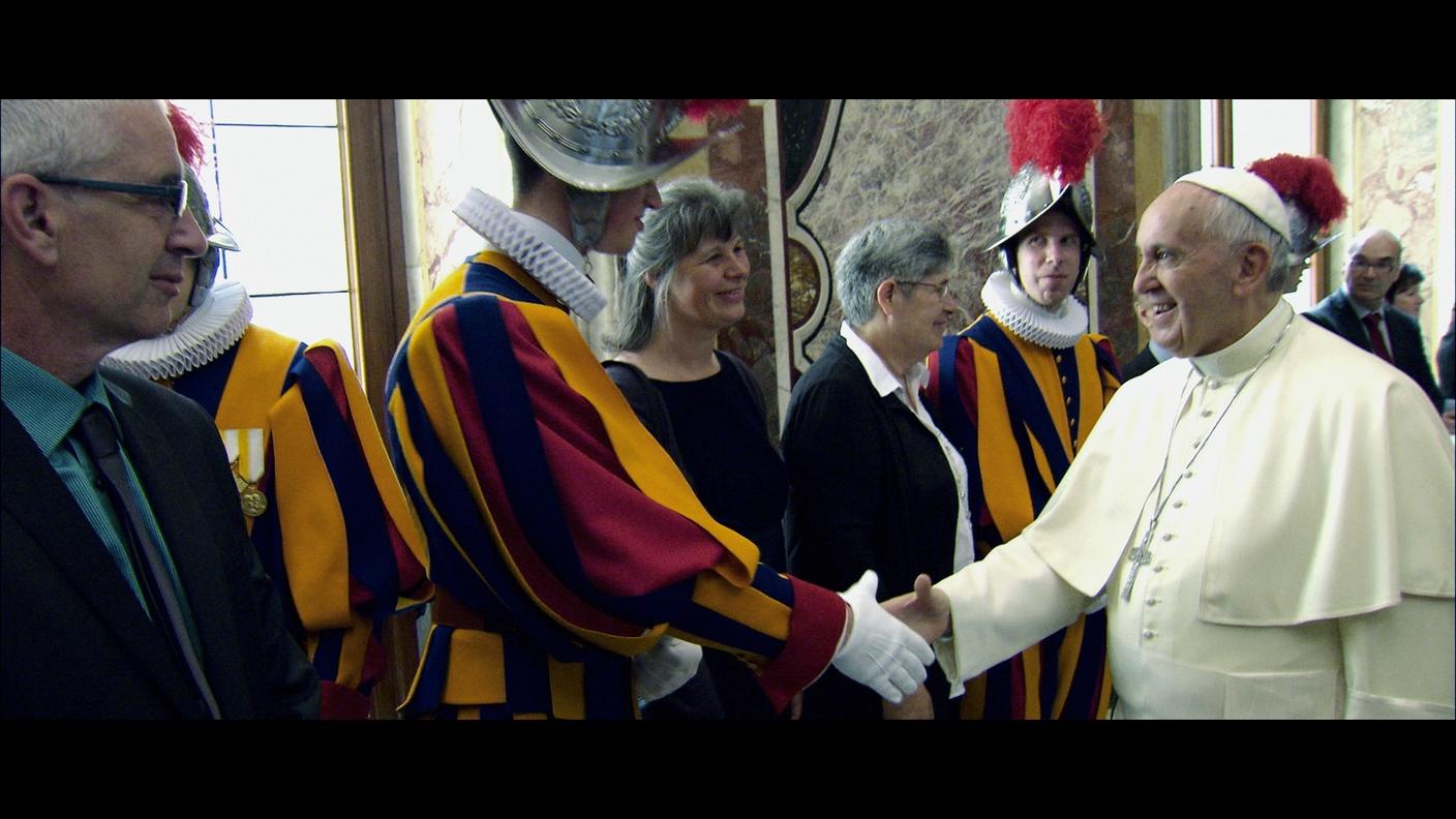 René con Papa Francesco