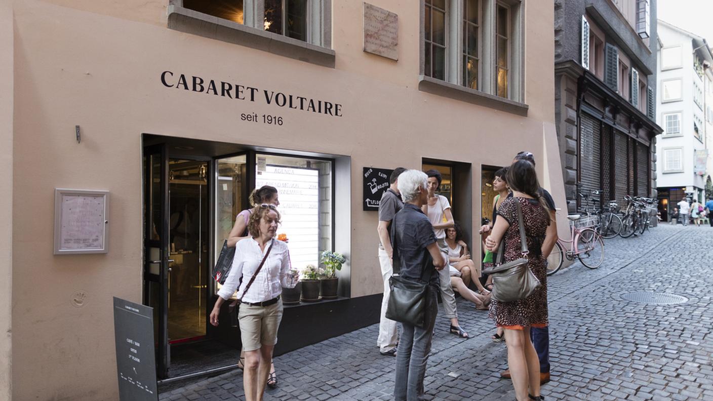 Il Cabaret Voltaire oggi, dove nacque il movimento Dada