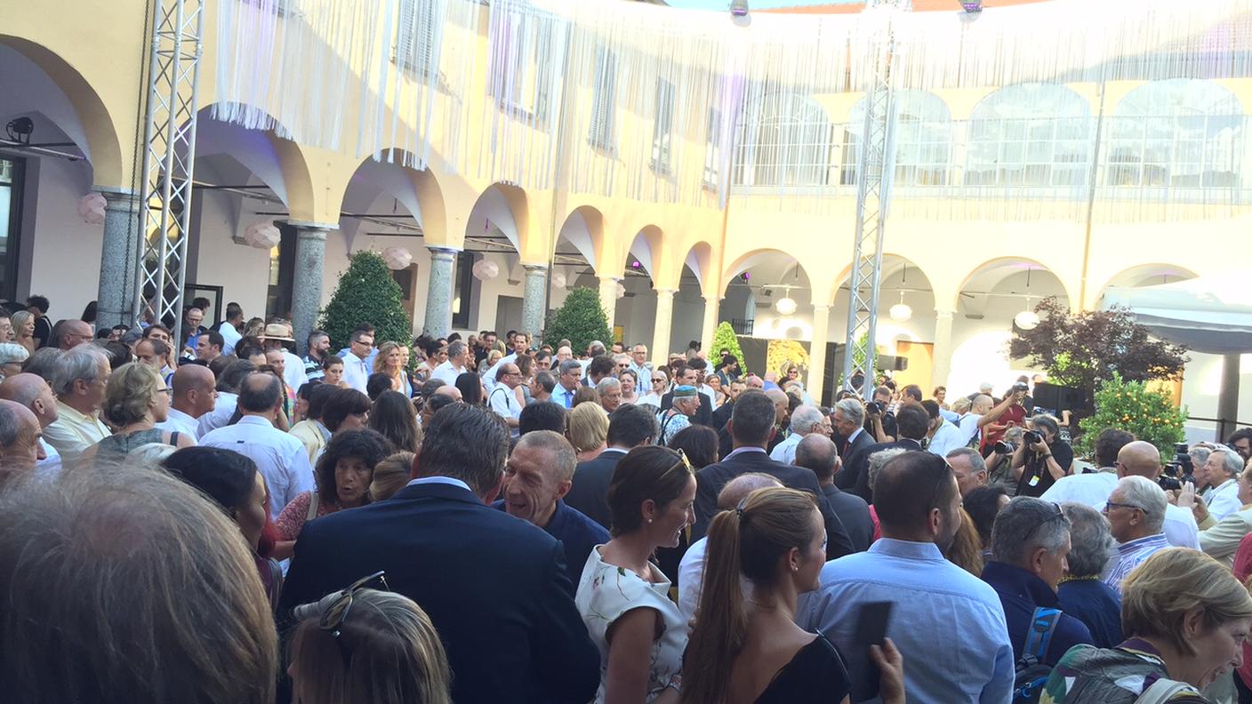 Cerimonia d'inaugurazione chiostro della Magistrale