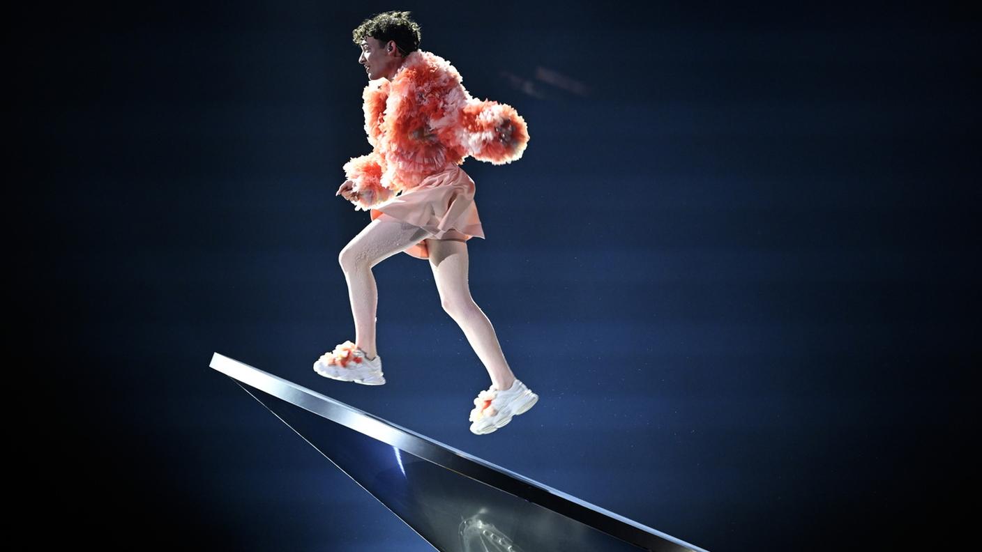 L'esibizione di Nemo nella semifinale dell'Eurosong