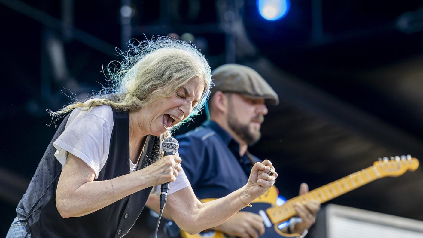 L'esibizione di Patti Smith al 47esimo Paléo di Nyon