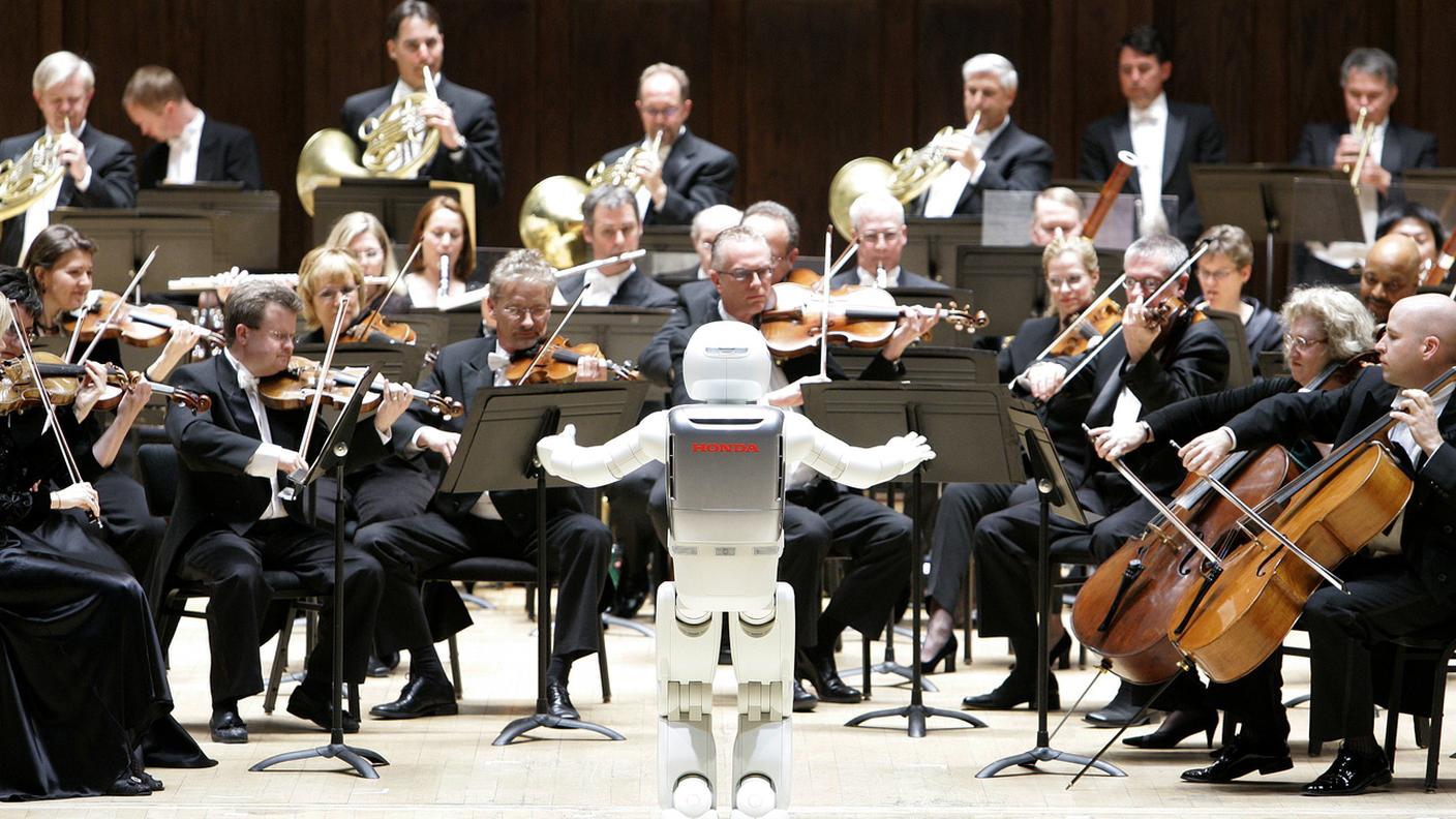 La Detroit Symphony Orchestra diretta dal robot ASIMO. Era il 2008