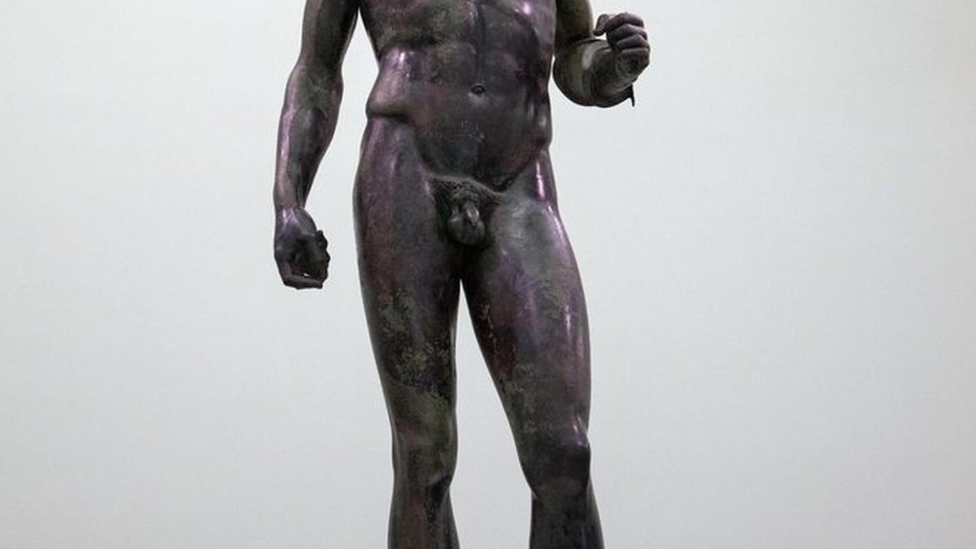 I due bronzi, riscoperti su un fondale marino nel 1972