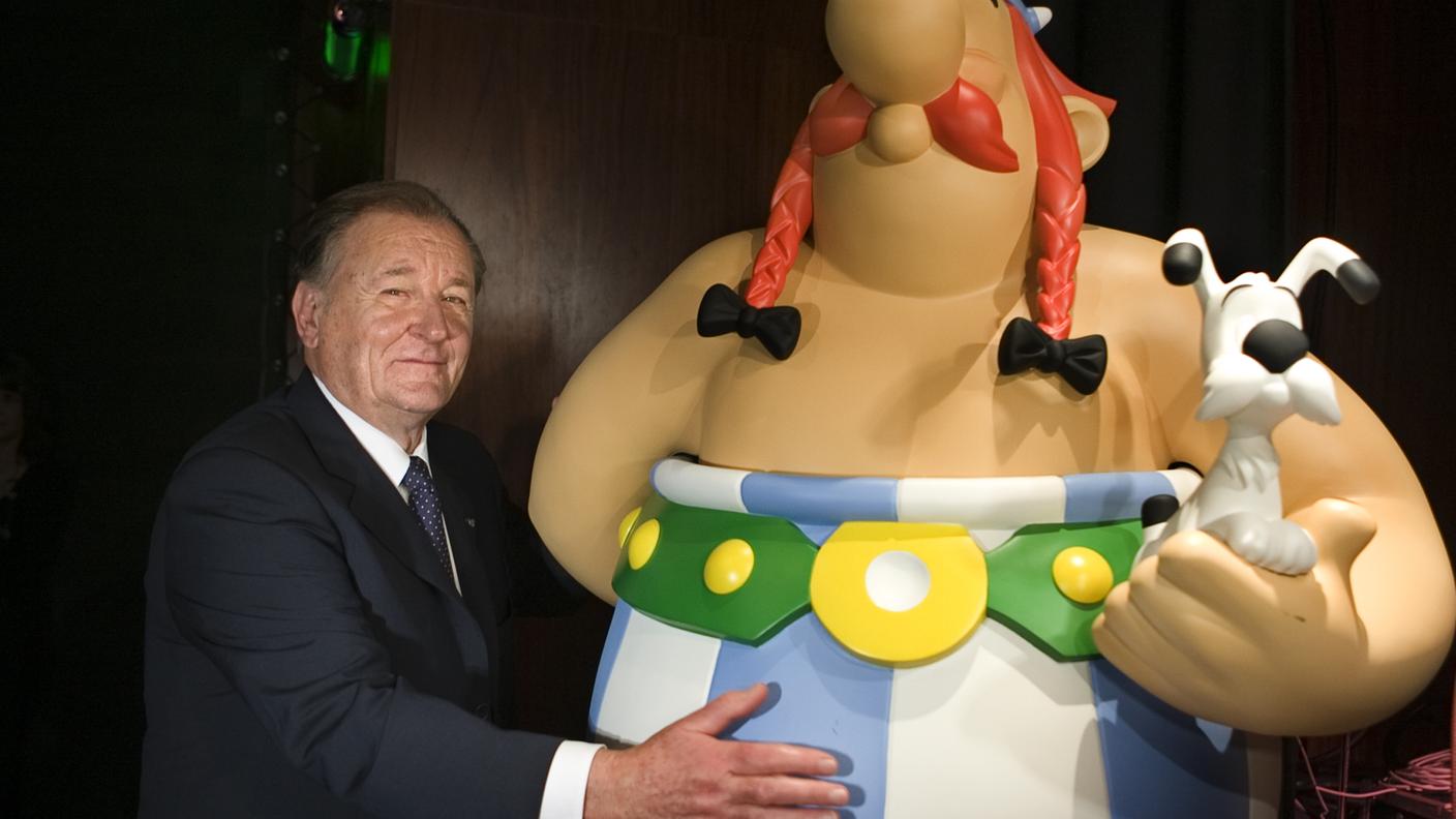 Albert Uderzo nel 2009: questo è il primo albo che non sia uscito dalla sua mano