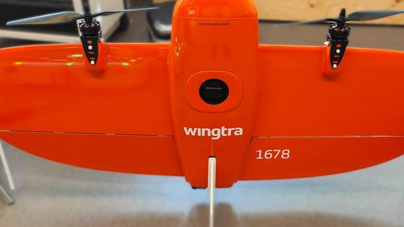 "Wingtra": drone a decollo verticale che passa poi al volo orizzontale