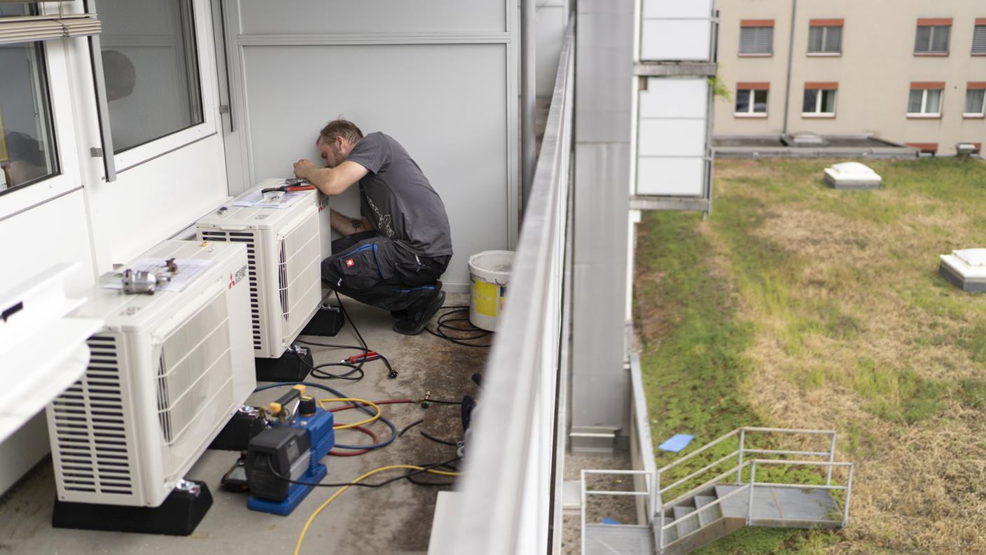 Nel mondo ci sono oltre due miliardi e mezzo di climatizzatori, ma in Svizzera sono ancora relativamente poco diffusi