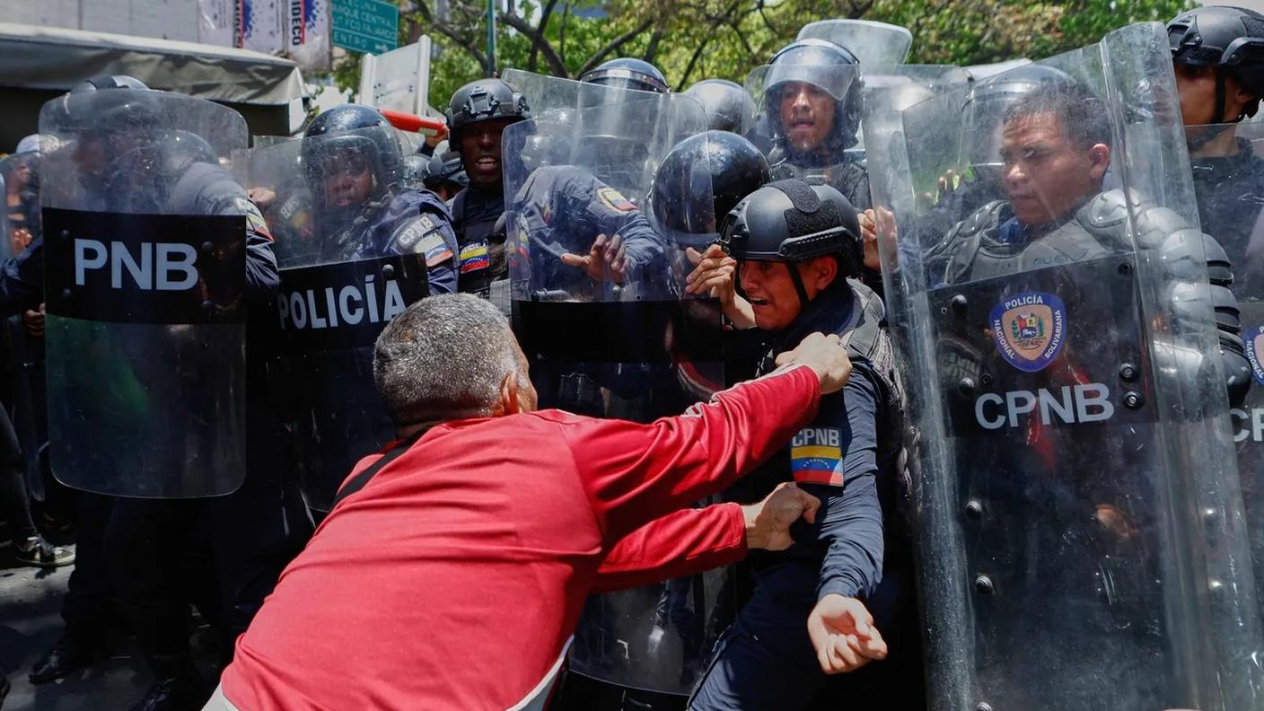 Una manifestazione a Caracas, aprile 2026