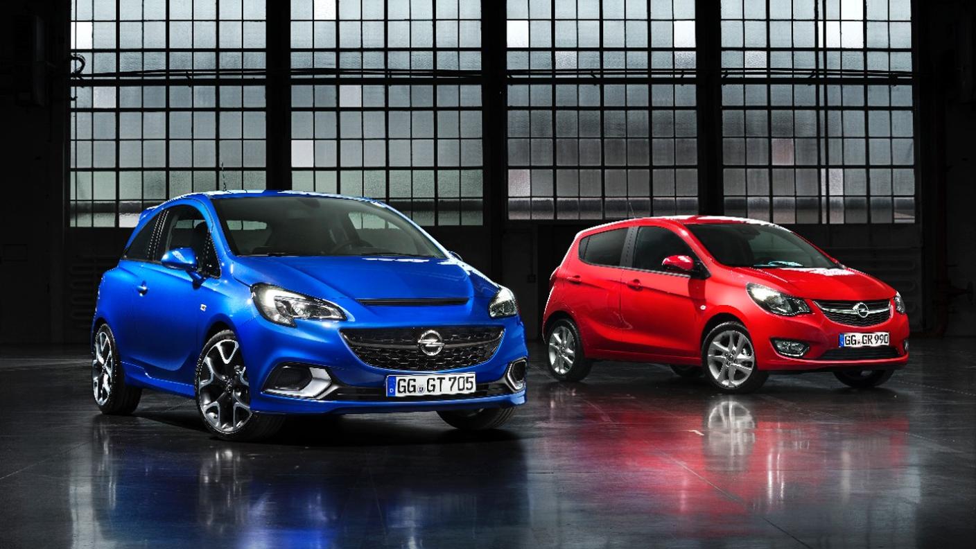 Opel Corsa OPC (sin) e Opel Karl