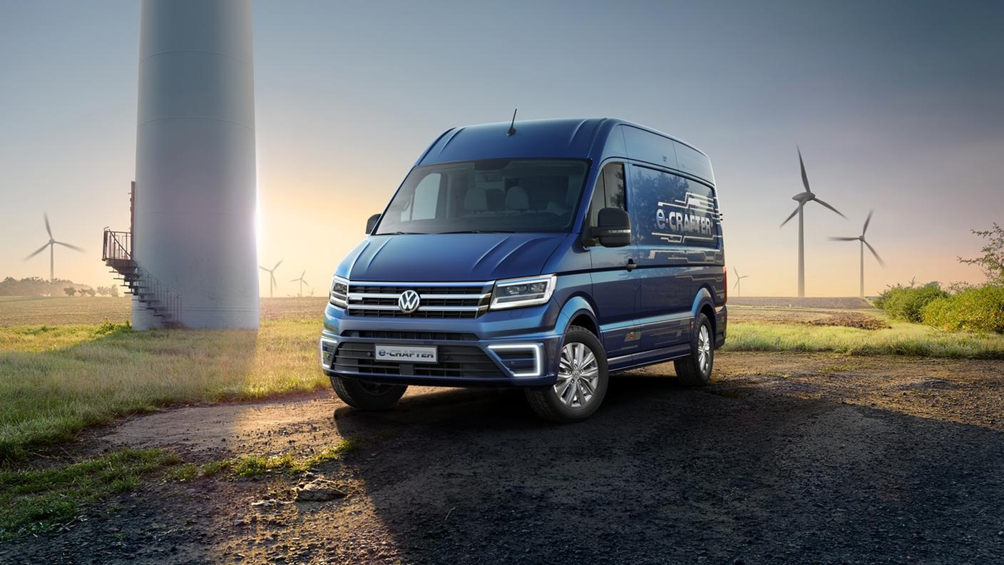 Il nuovo e-Crafter a trazione elettrica arriverà in listino già nel 2017