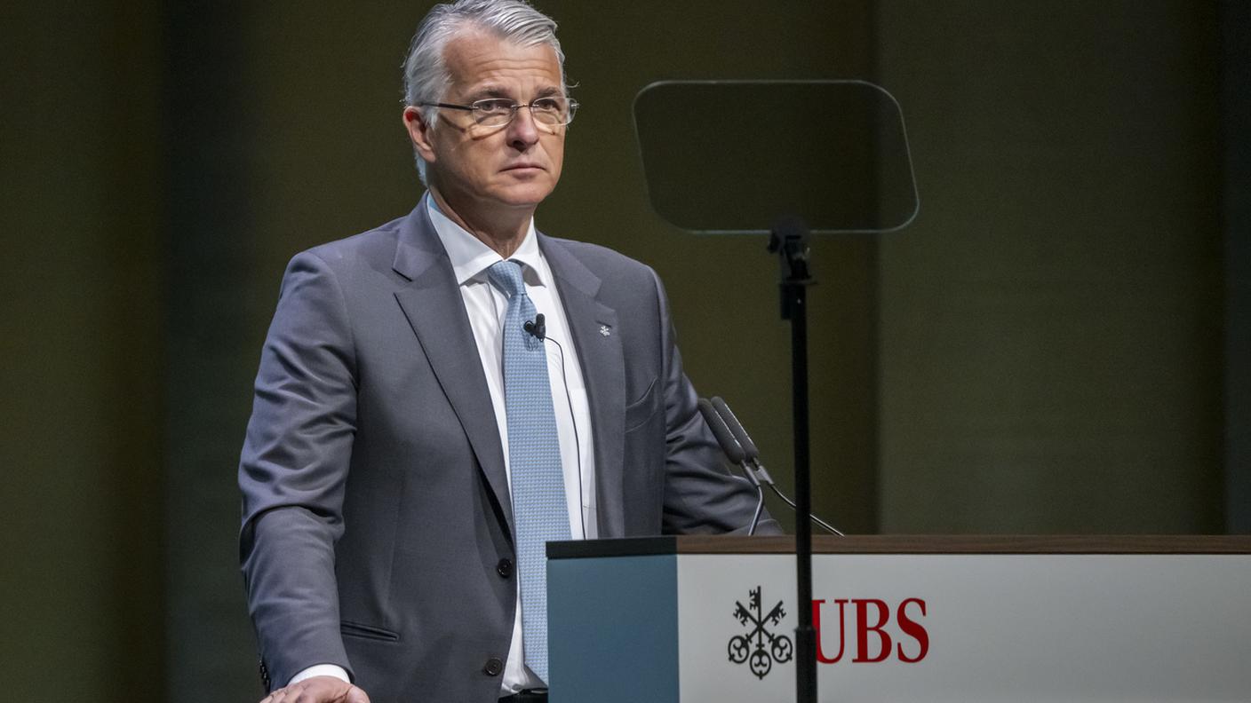Sergio Ermotti durante l'ultima assemblea generale