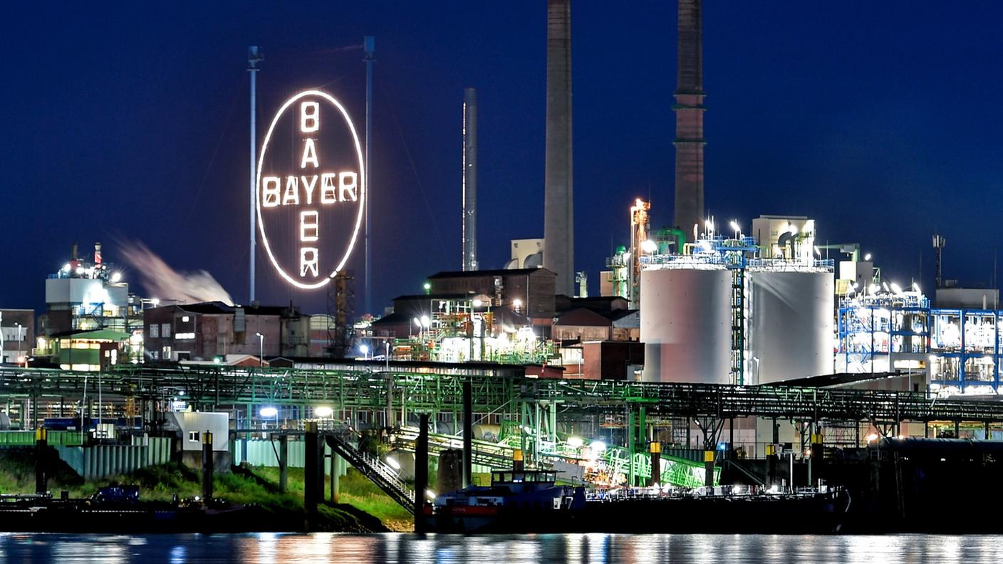 Uno stabilimento della Bayer a Leverkusen