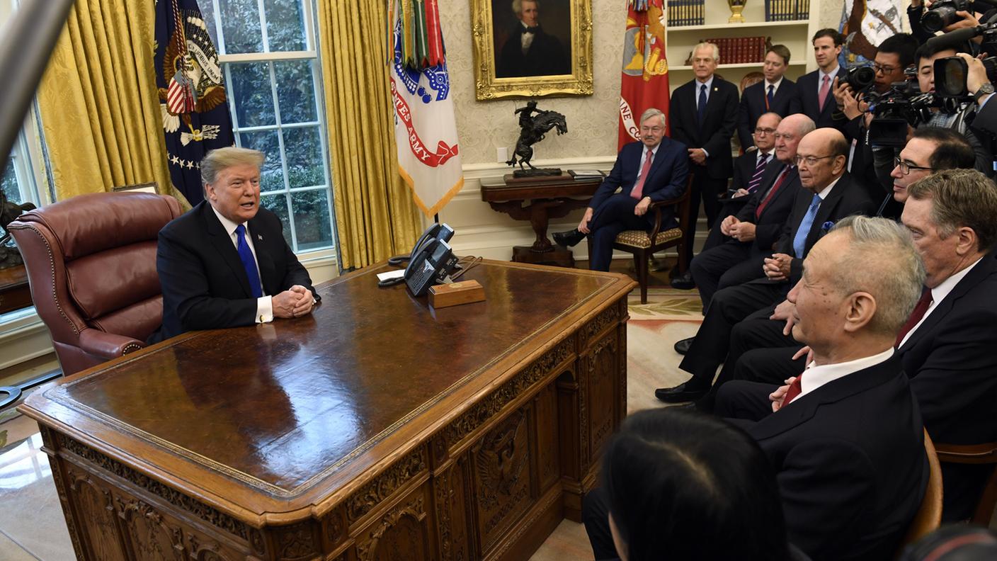 Faccia a faccia tra il presidente USA e il premier cinese nello Studio Ovale