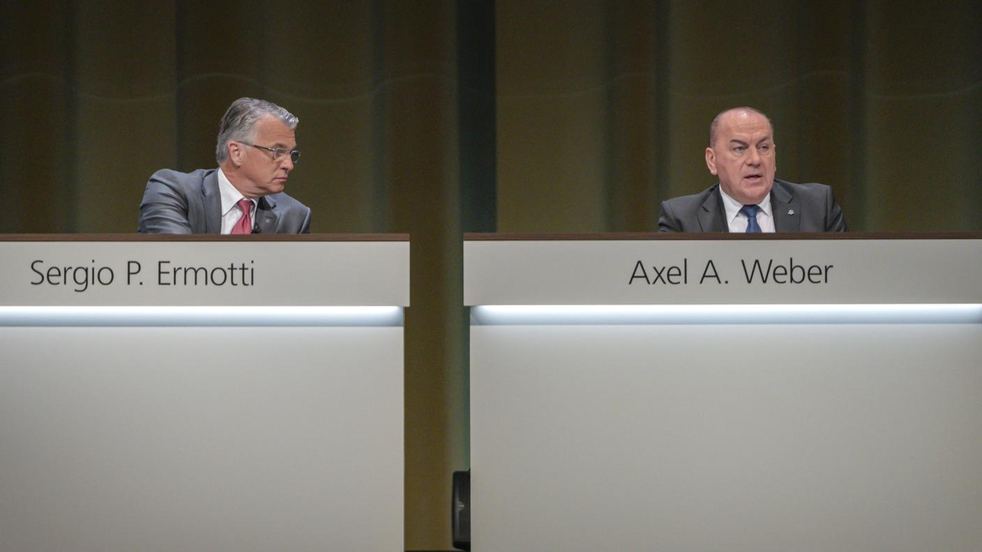 Ermotti e Weber, CEO e presidente del consiglio di amministrazione
