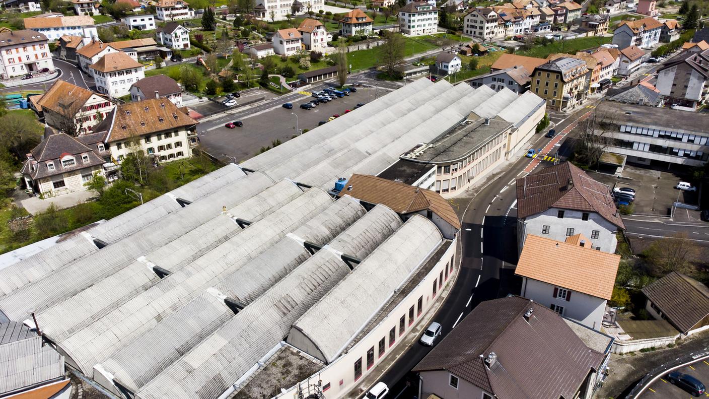 La sede di Reconvilier vista dall'alto